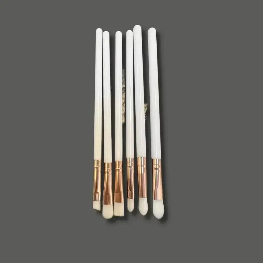 Kit 6 Pincéis Profissional Brush – Acabamento Impecável e Cerdas Soft Touch